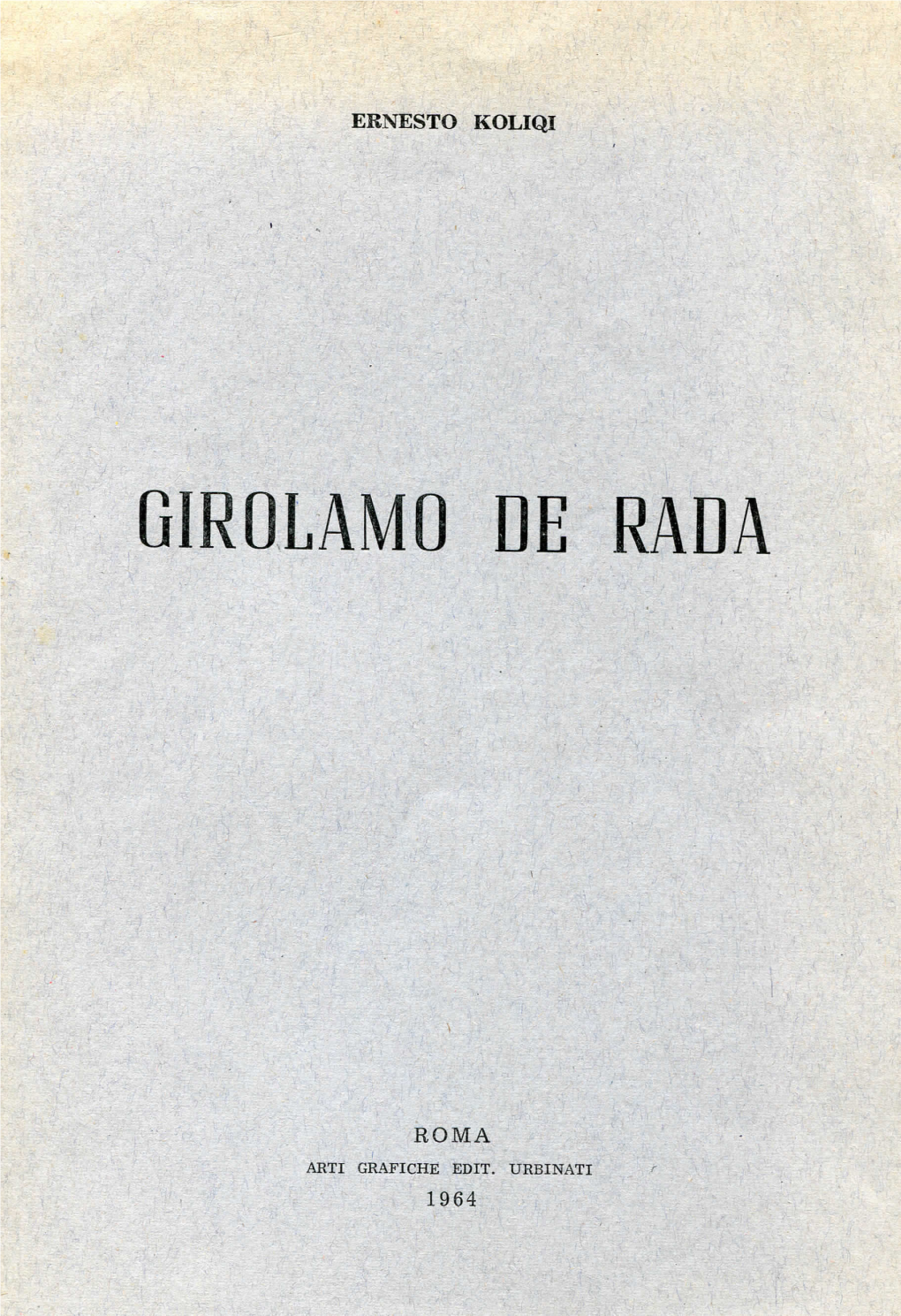 Girolamo De Rada