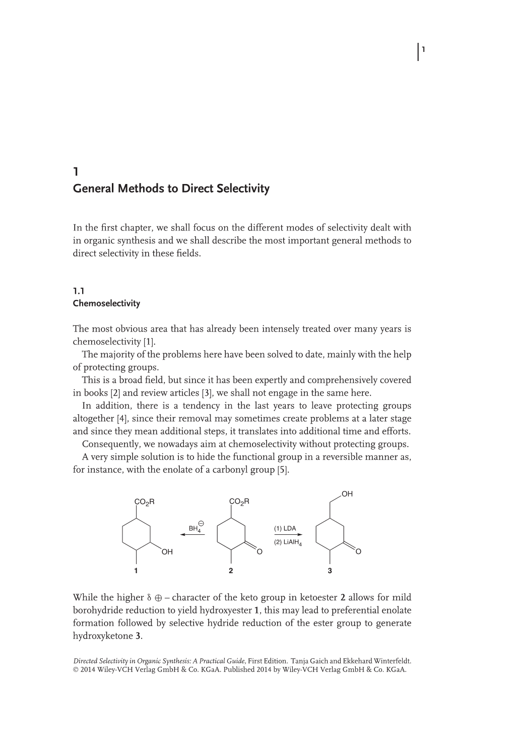 1 General Methods to Direct Selectivity