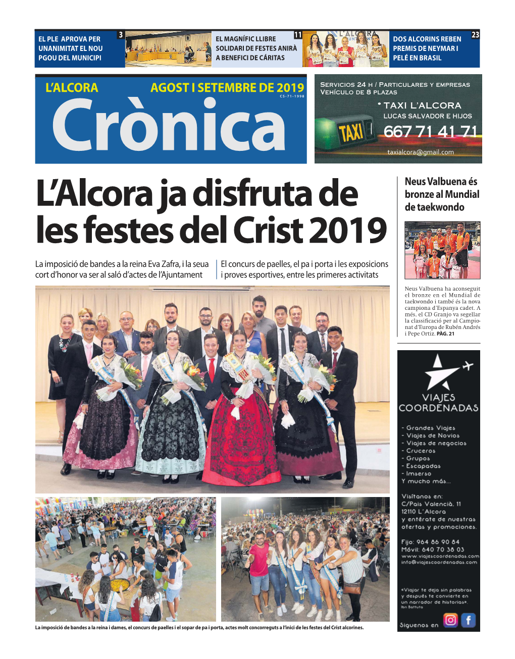 L'alcora Ja Disfruta De Les Festes Del Crist 2019