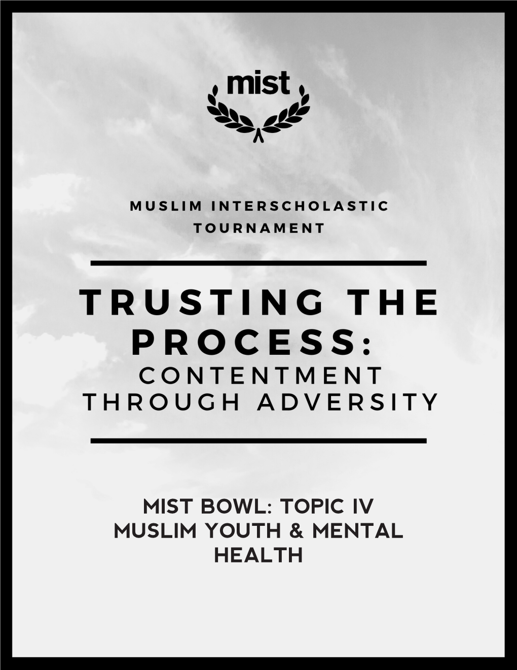 Mist Bowl: Topic Iv Muslim Youth & Mental Health