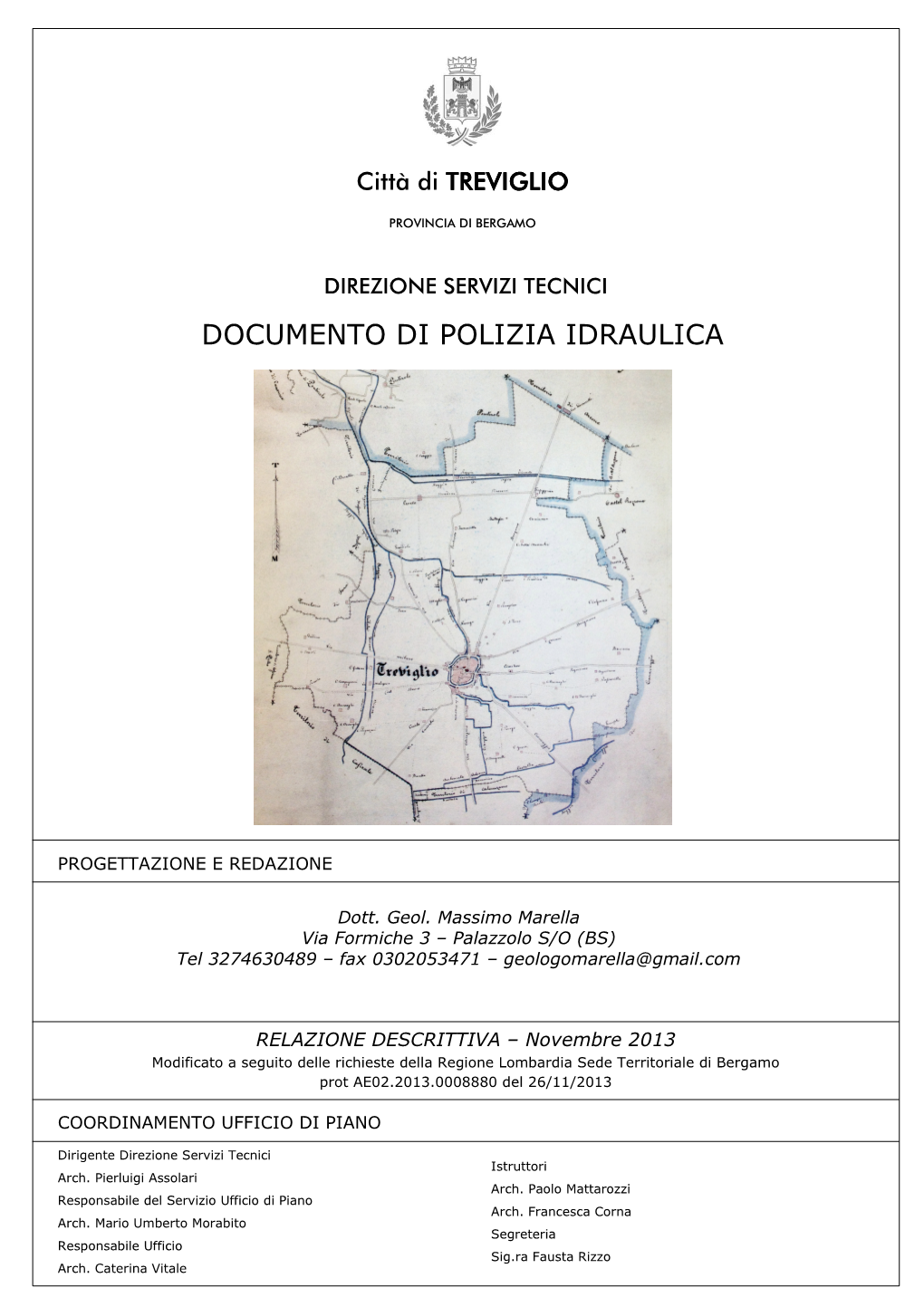 Documento Di Polizia Idraulica Relazione Descrittiva