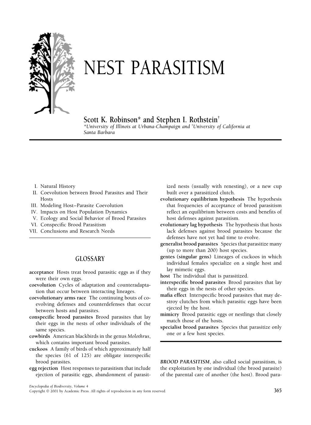 Nest Parasitism