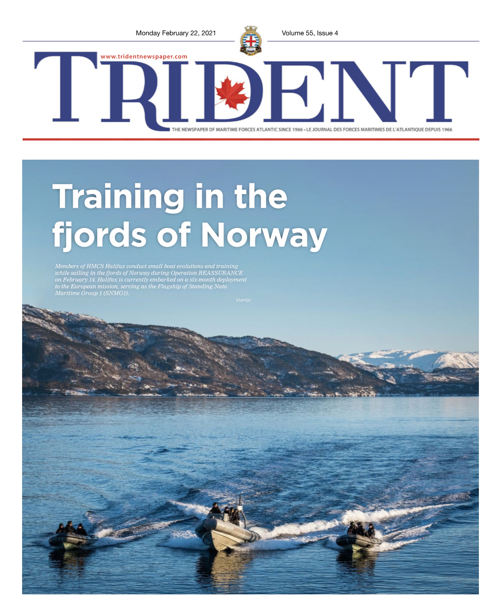 Training in the Fjords of Norway