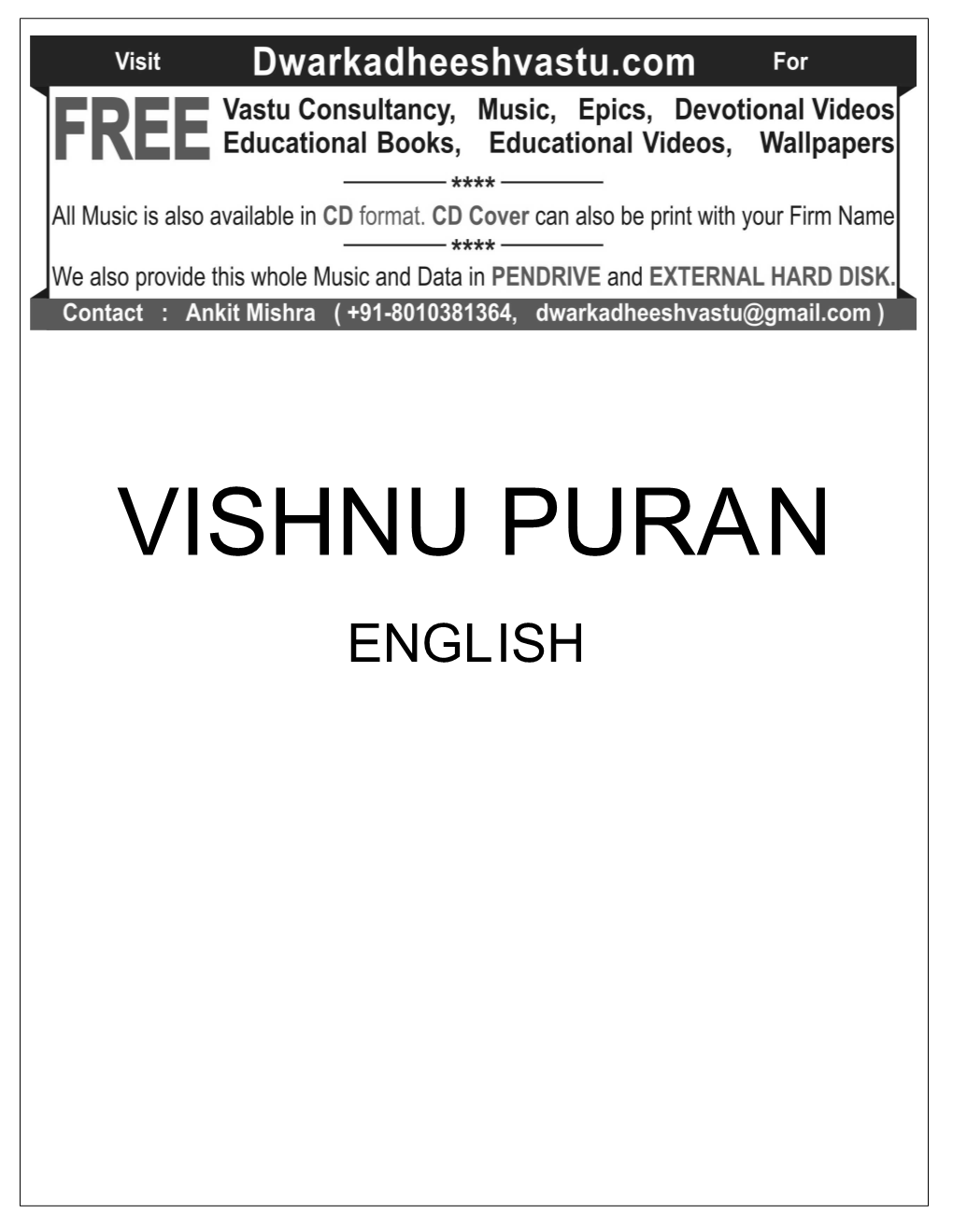 Vishnu-Puran-English