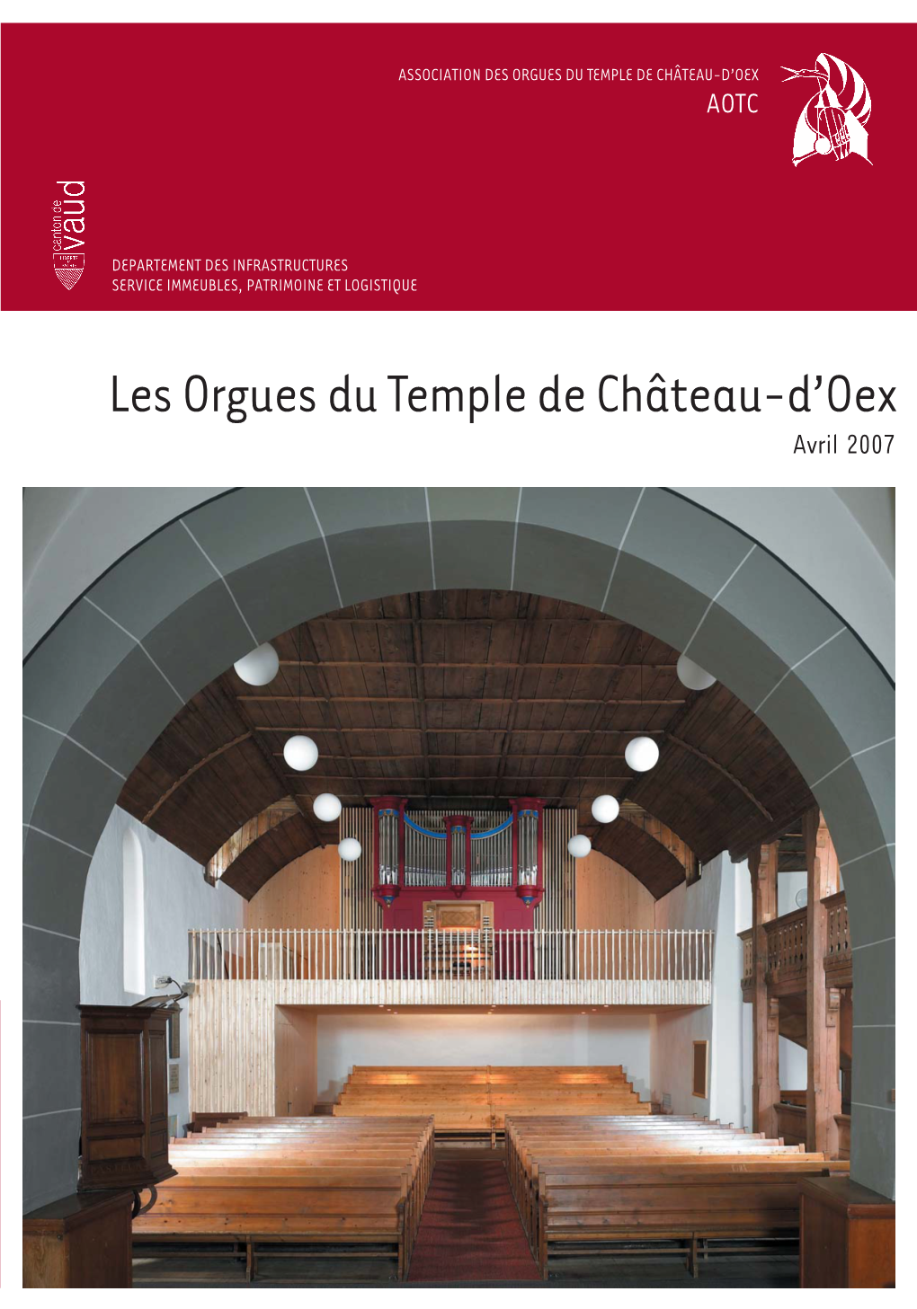 Les Orgues Du Temple De Château-D'oex