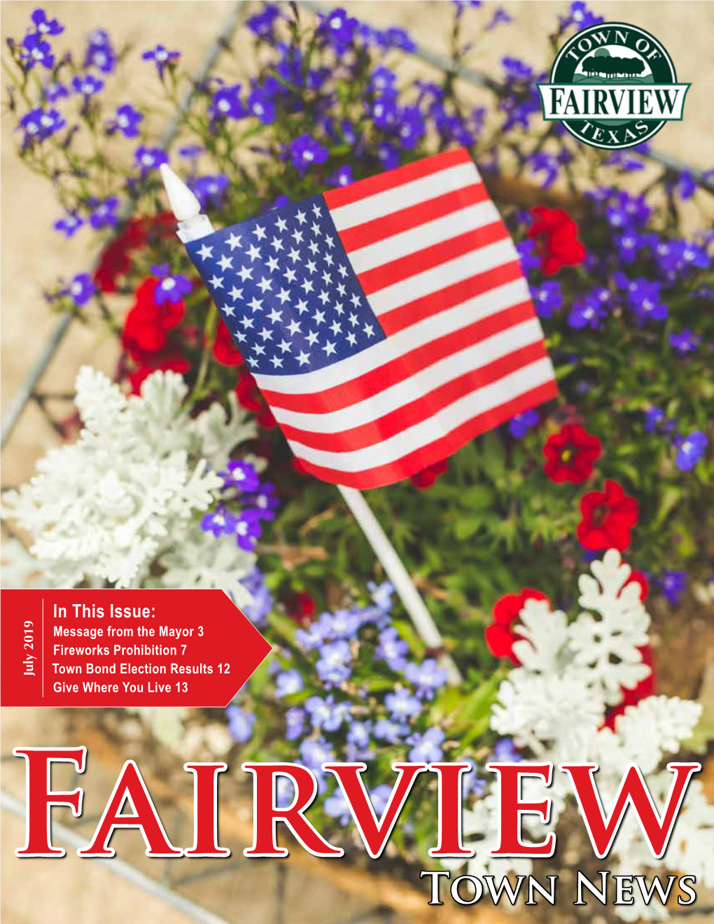 Town News Page 2 - Fairview Town News • July 2019 •