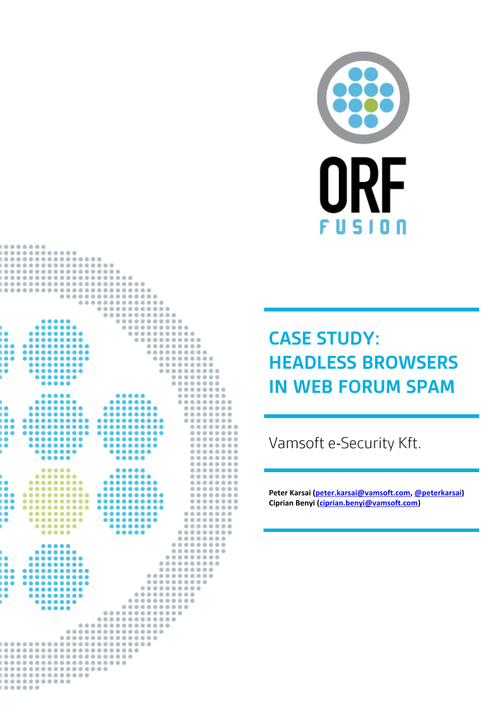 Case Study: Headless Browsers in Web Forum Spam