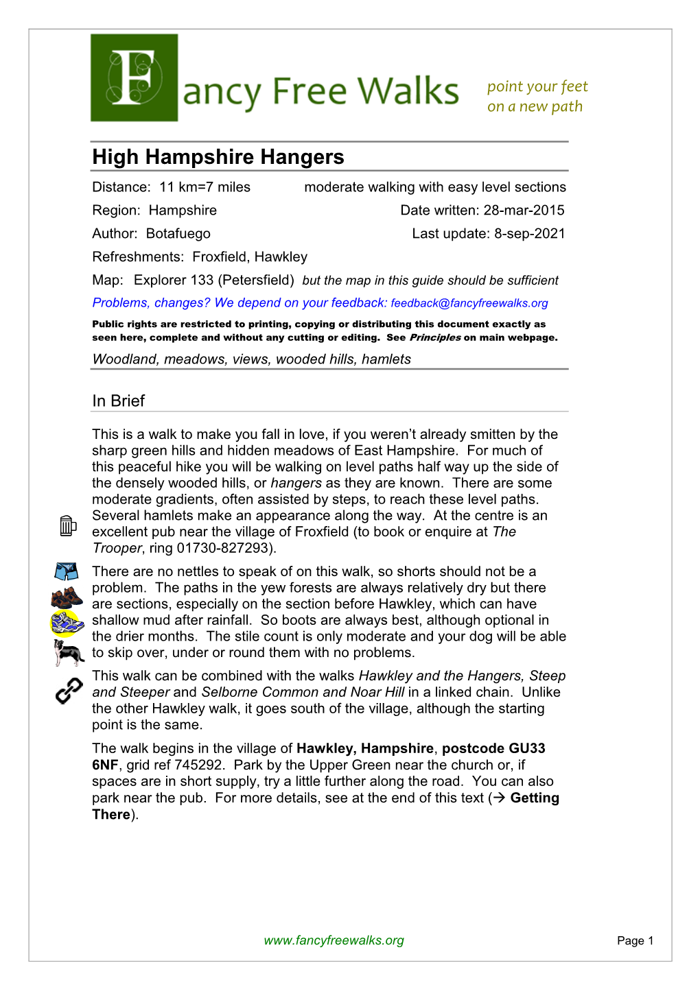 High Hampshire Hangers