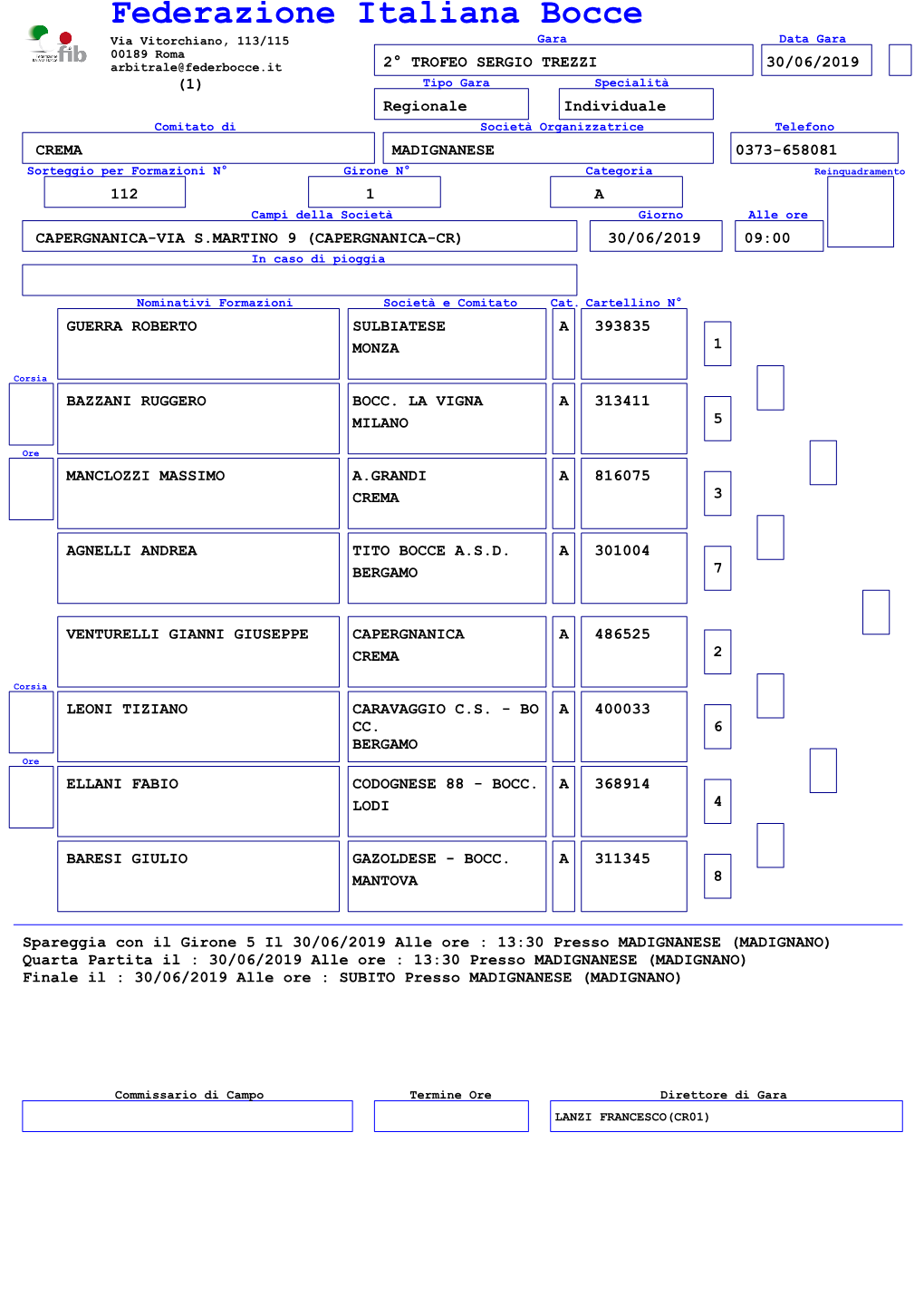 Federazione Italiana Bocce