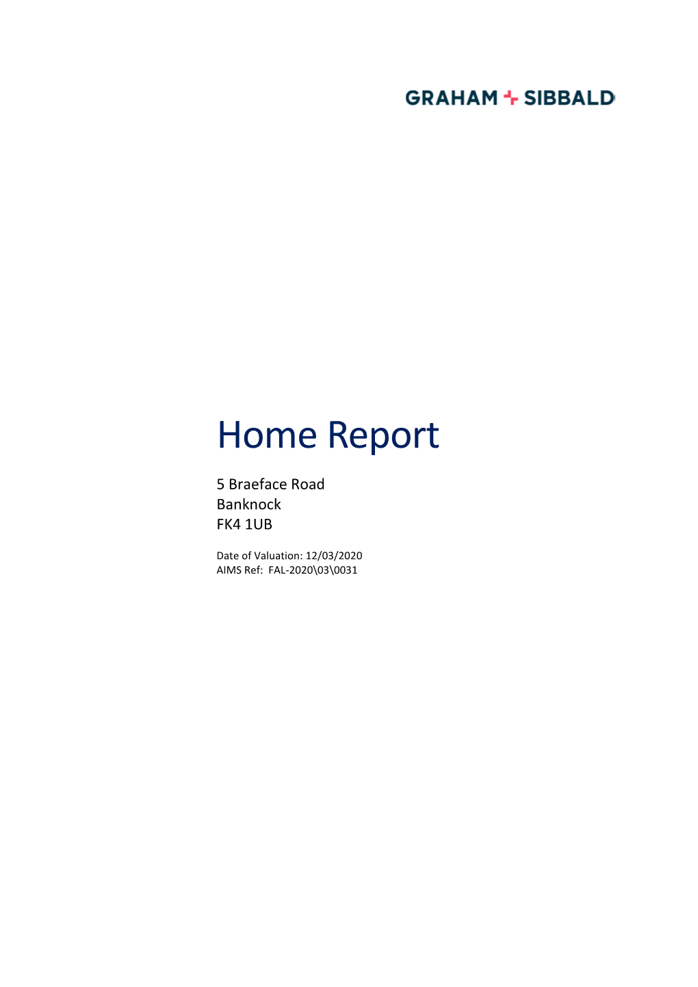 Mortgage Valuation Report for Lending Purposes