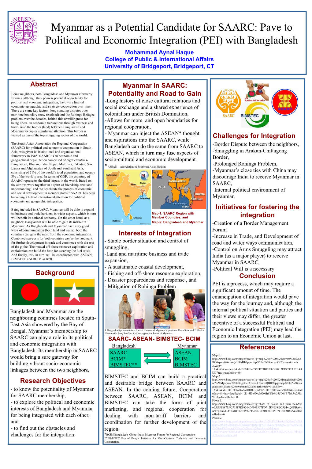 Myanmar As a Potential Candidate for SAARC: Pave to Political And