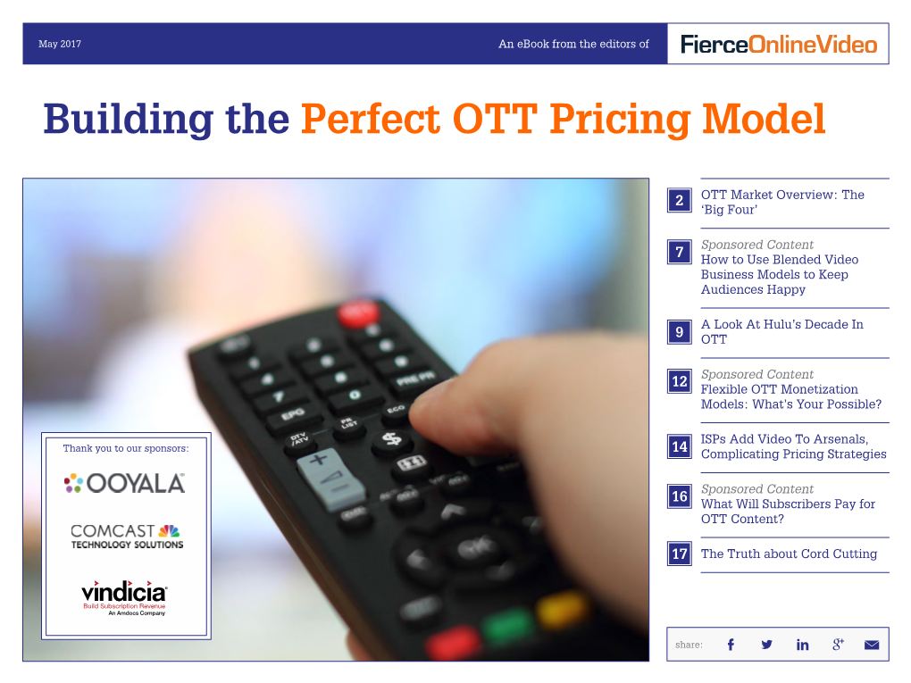 Building the Perfect OTT Pricing Model