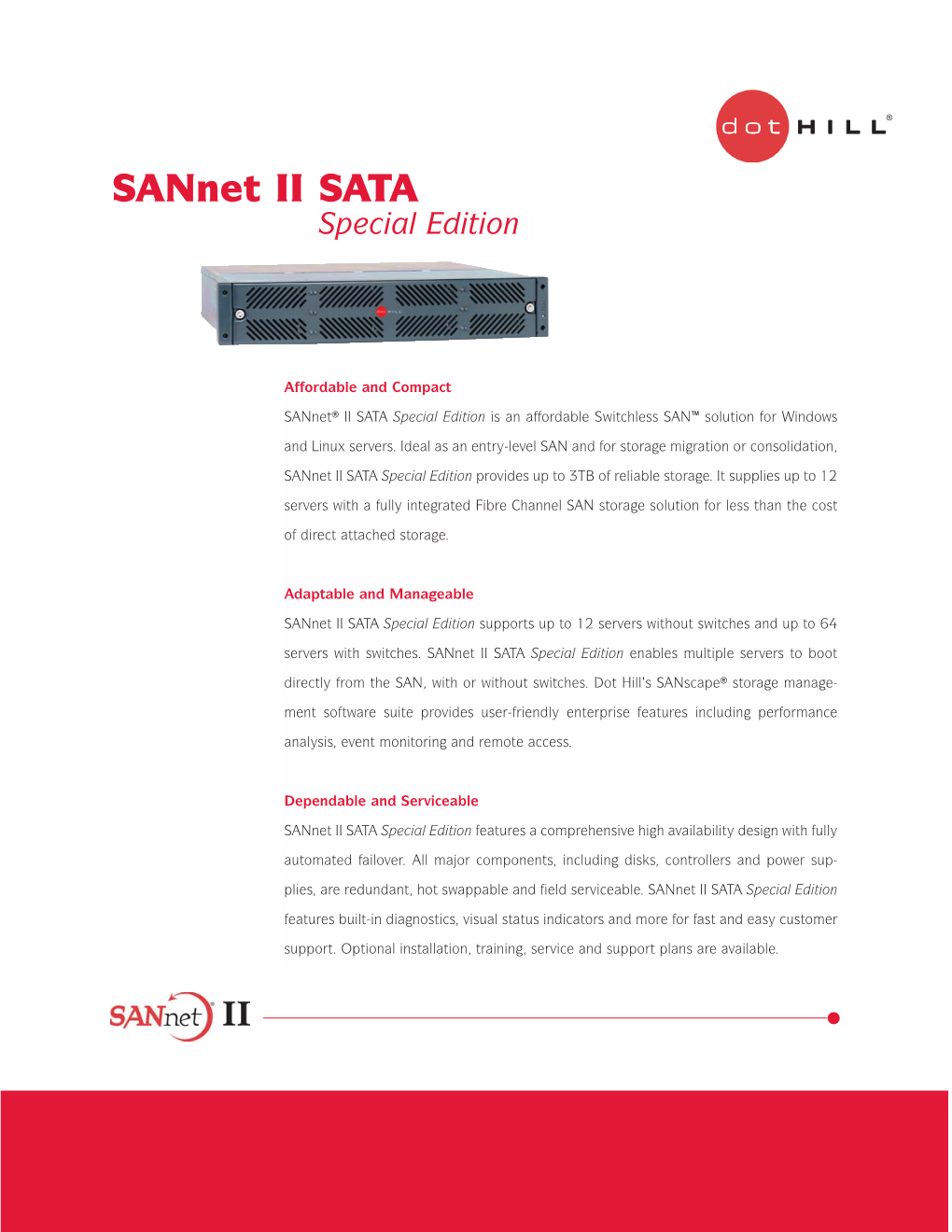Sannet II SATA Special Edition