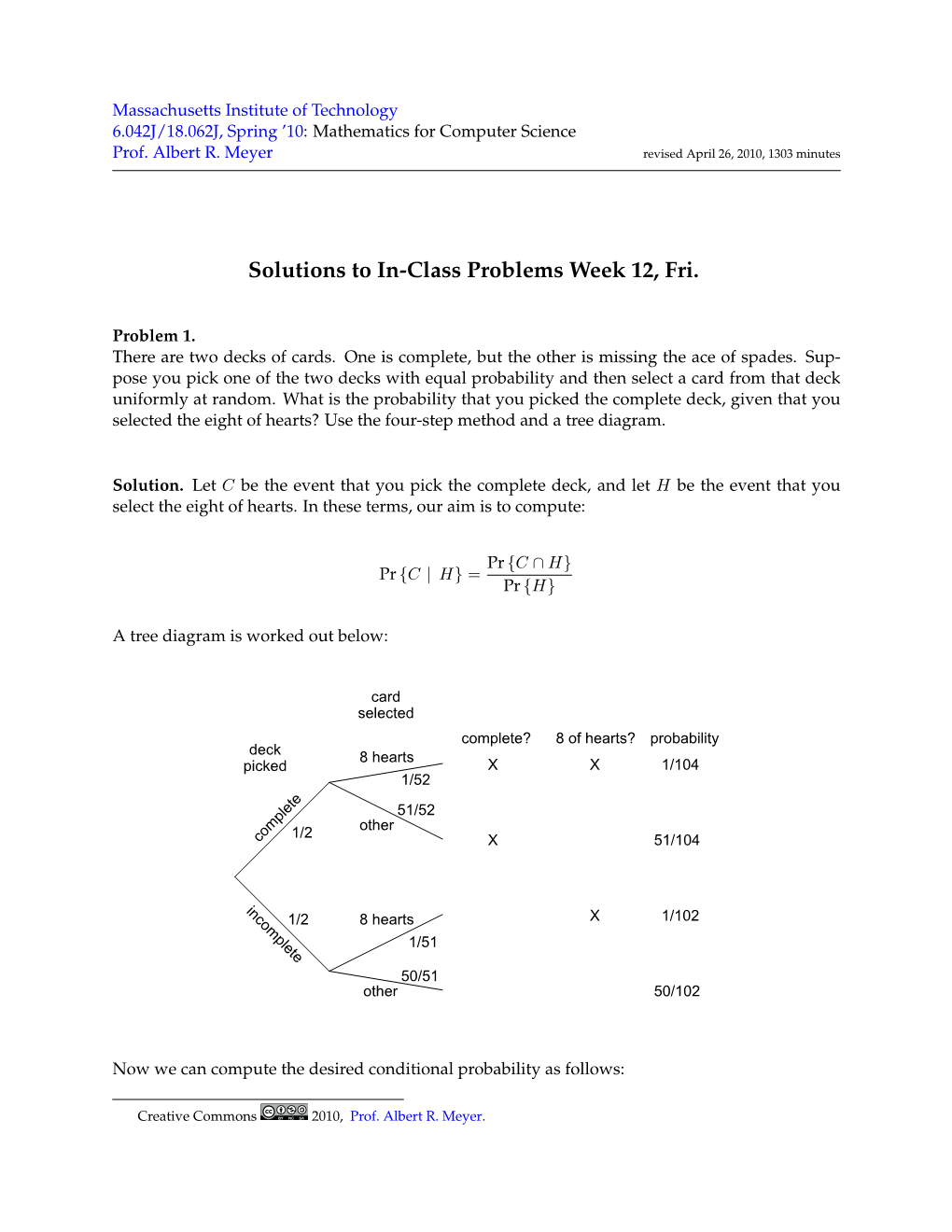 6.042J Lecture 34