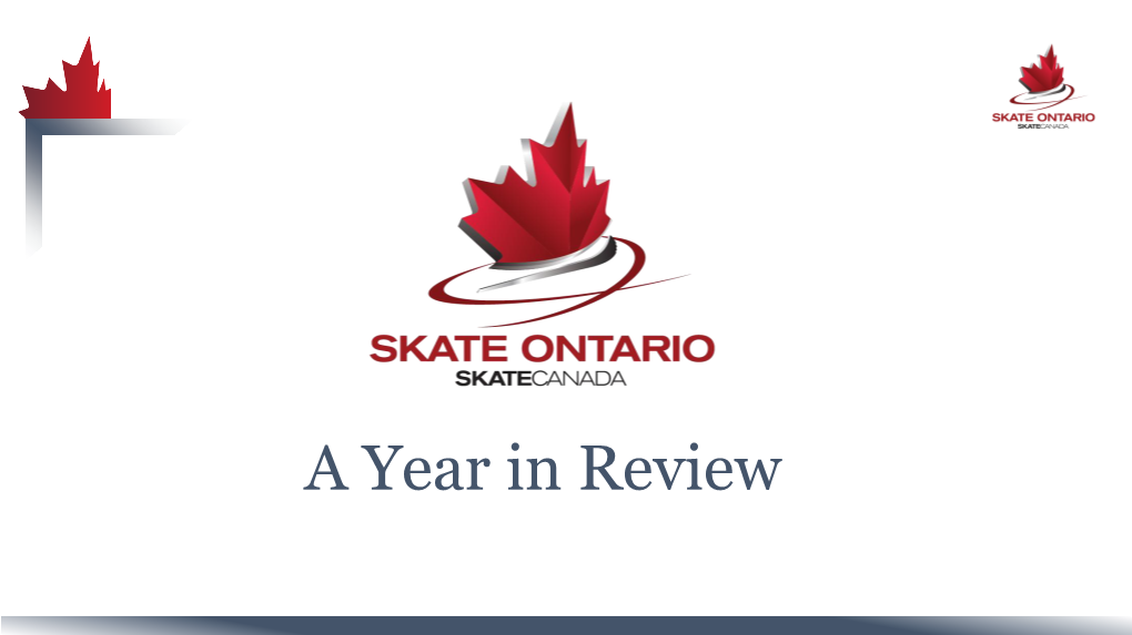 A Year in Review Skate Ontario Webinar Series