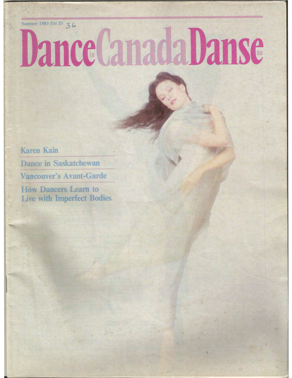 Dance in Saskatchewan Vancouver's Avant-Garde