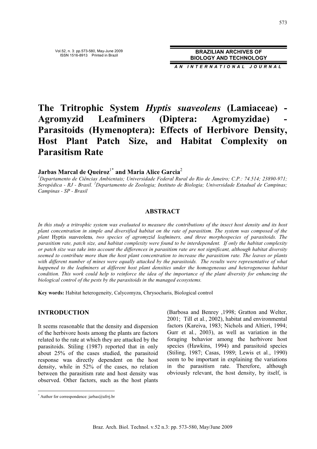 Agromyzid Leafminers