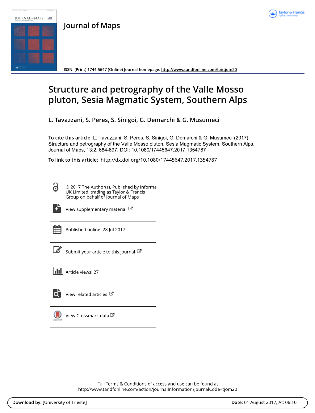 Structure and Petrography of the Valle Mosso Pluton, Sesia Magmatic System, Southern Alps