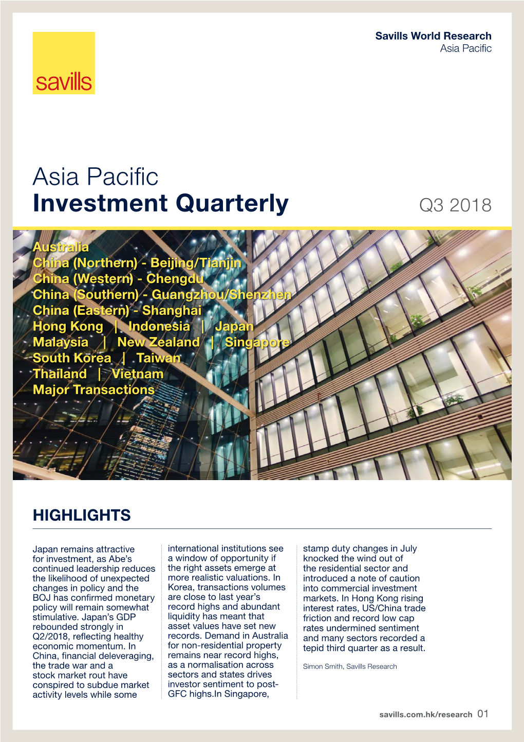 Asia Pacific Investment Quarterly