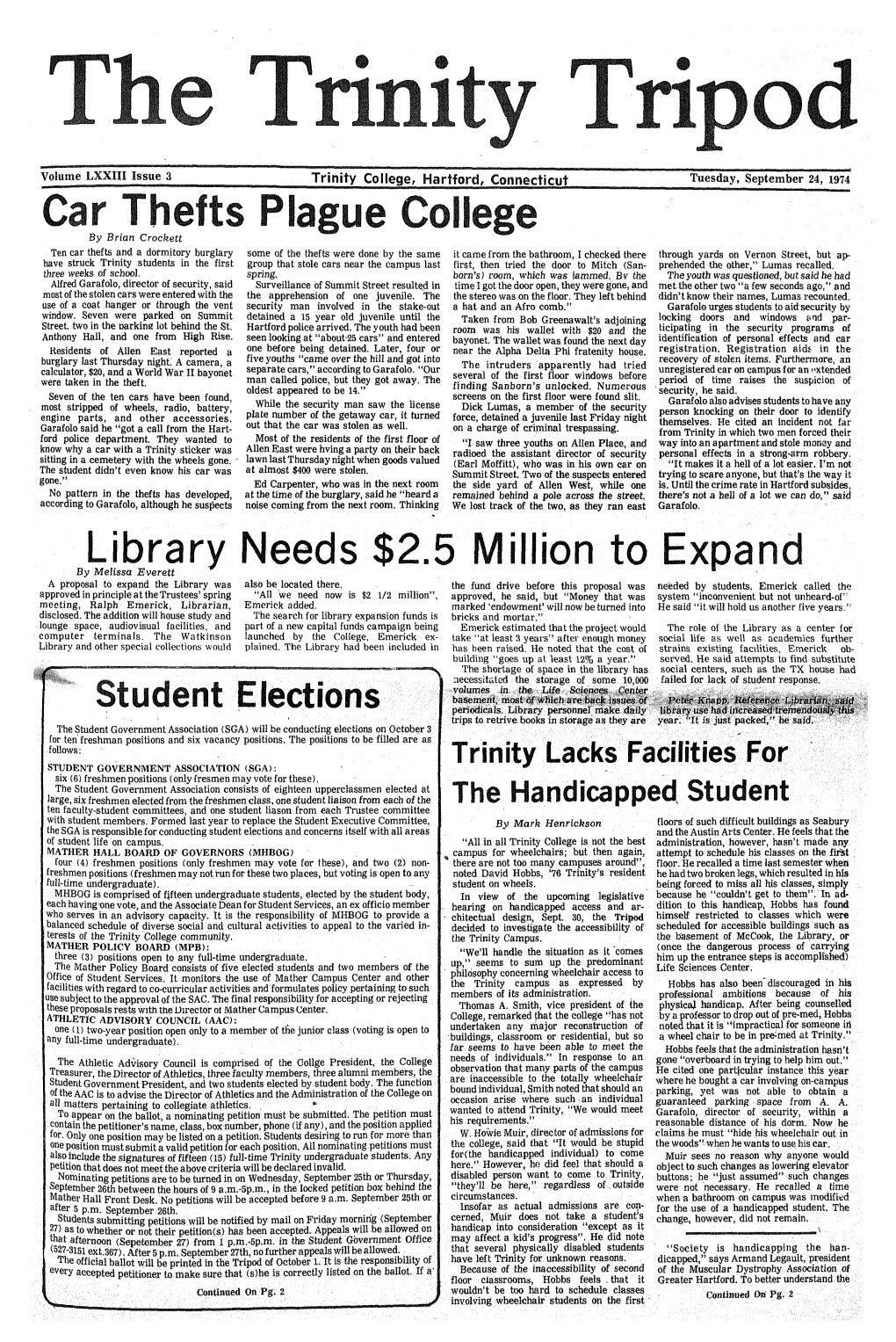 Library Needs $2.5 Million to Expand By» Melissatv/To 1Iod/I Everett17.Ti/I>>/Ift ™ a Proposal to Expand the Library Was Also Be Located There