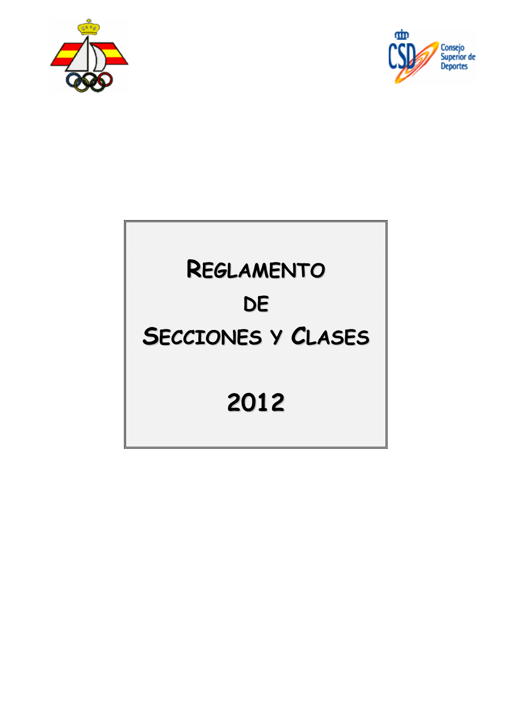 Reglamento De Secciones Y Clases 2