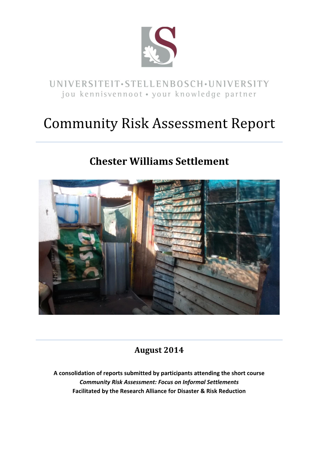 Community Risk Assessment Report