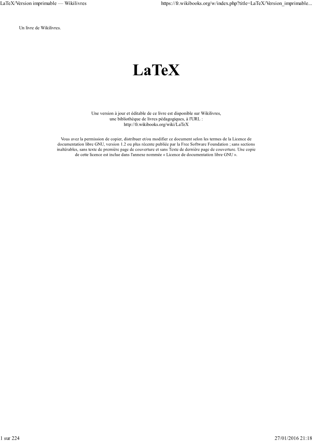 Latex/Version Imprimable — Wikilivres