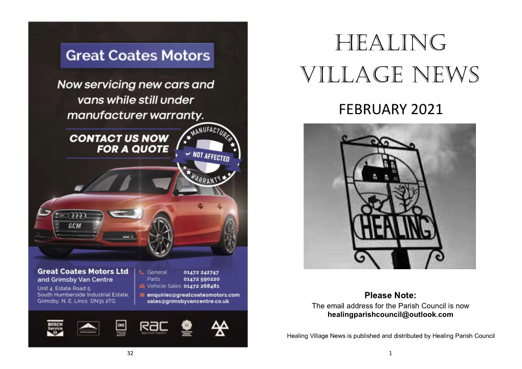 Healing Village News February 2021
