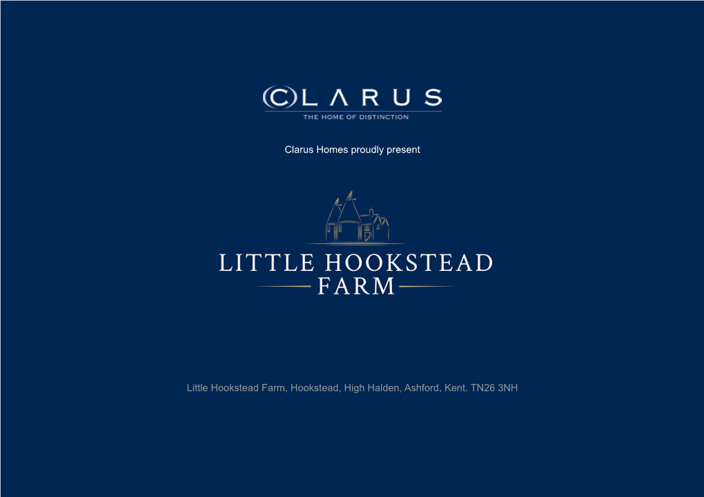 Little Hookstead Farm, Hookstead, High Halden, Ashford, Kent. TN26 3NH Site Overview