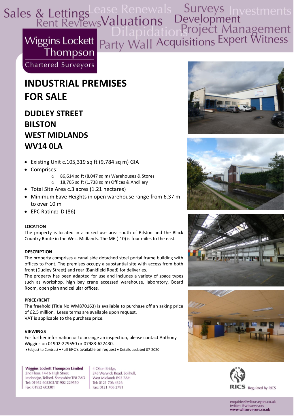 Industrial Premises for Sale