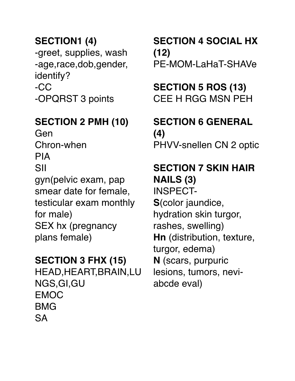 Physical Assessment