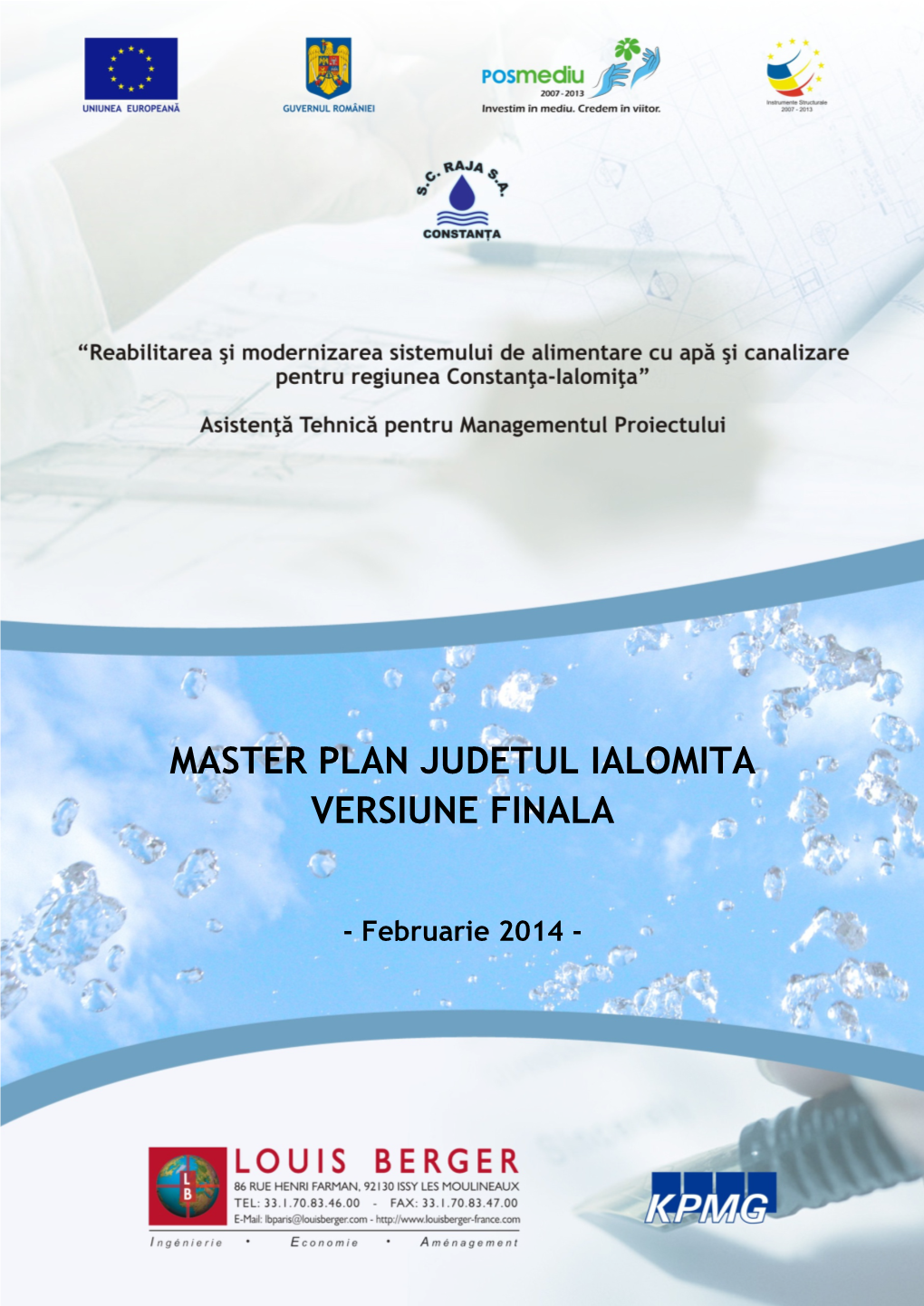 Master Plan Judetul Ialomita Versiune Finala