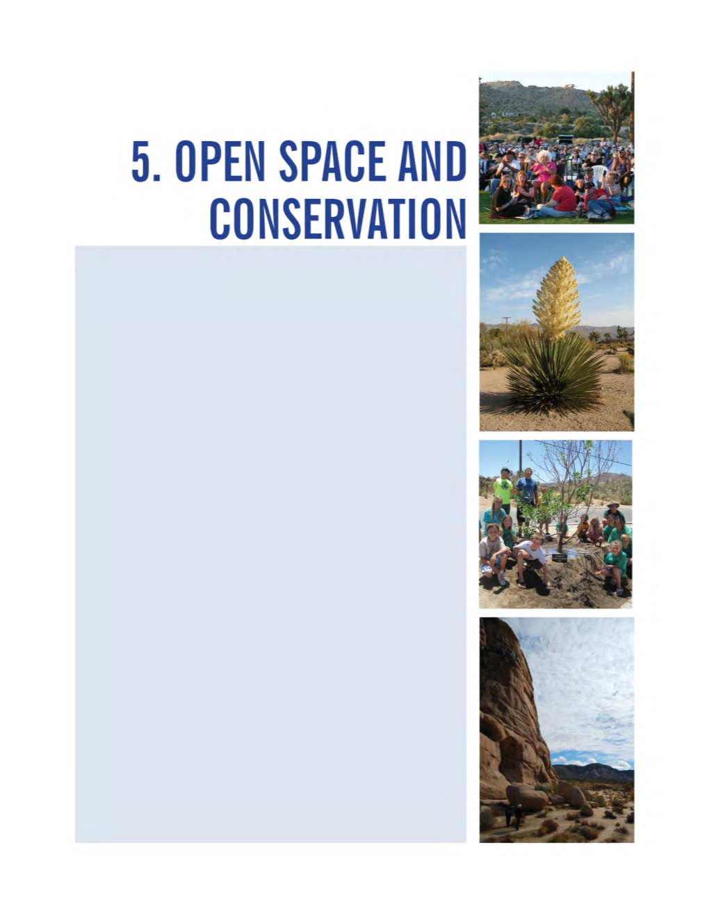 5 Open Space and Conservation Element