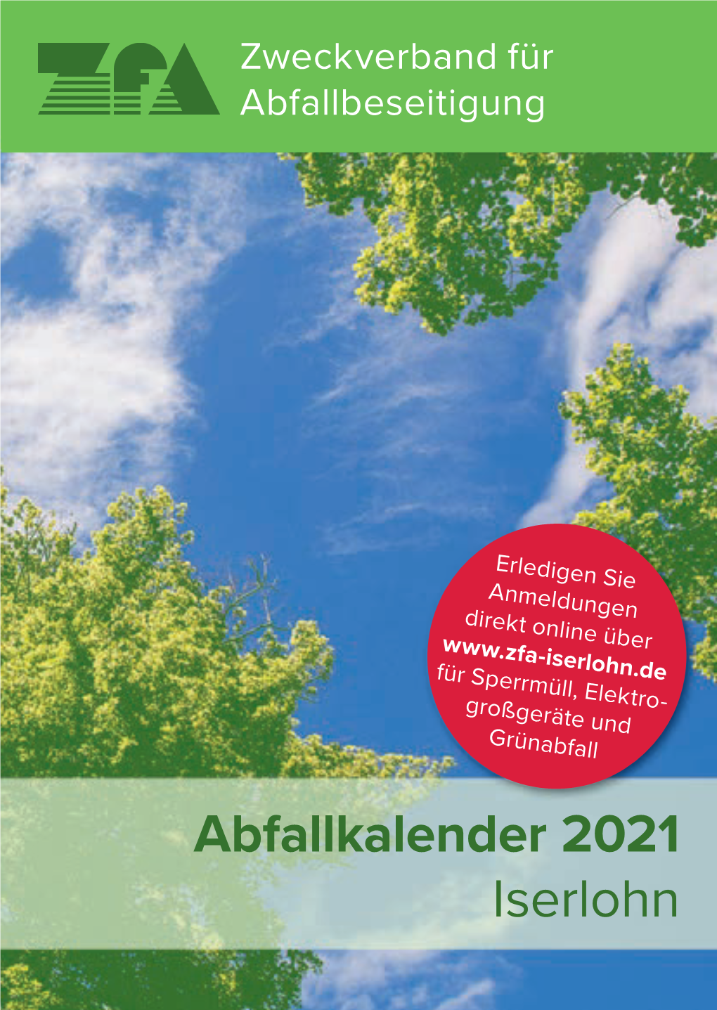 Abfallkalender 2021 Iserlohn