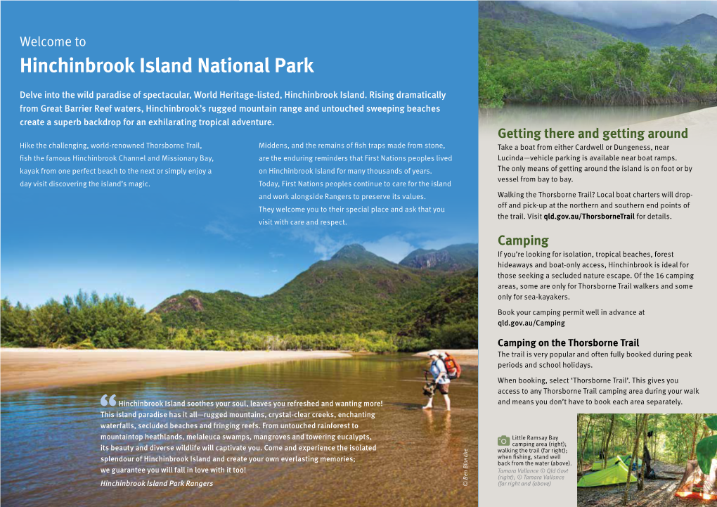 Hinchinbrook Island National Park Discovery Guide