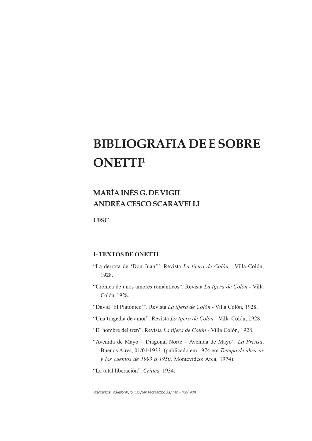 Bibliografia De E Sobre Onetti1