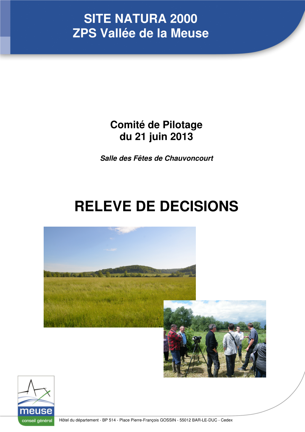 Releve De Decisions