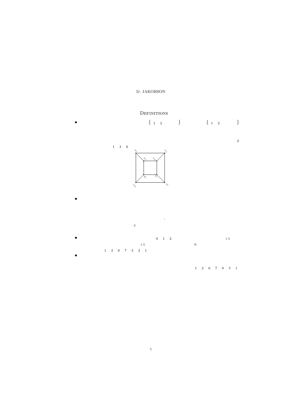 {V1,V2,...,Vn} and Edges {E1,E2,...,Em} Connectin