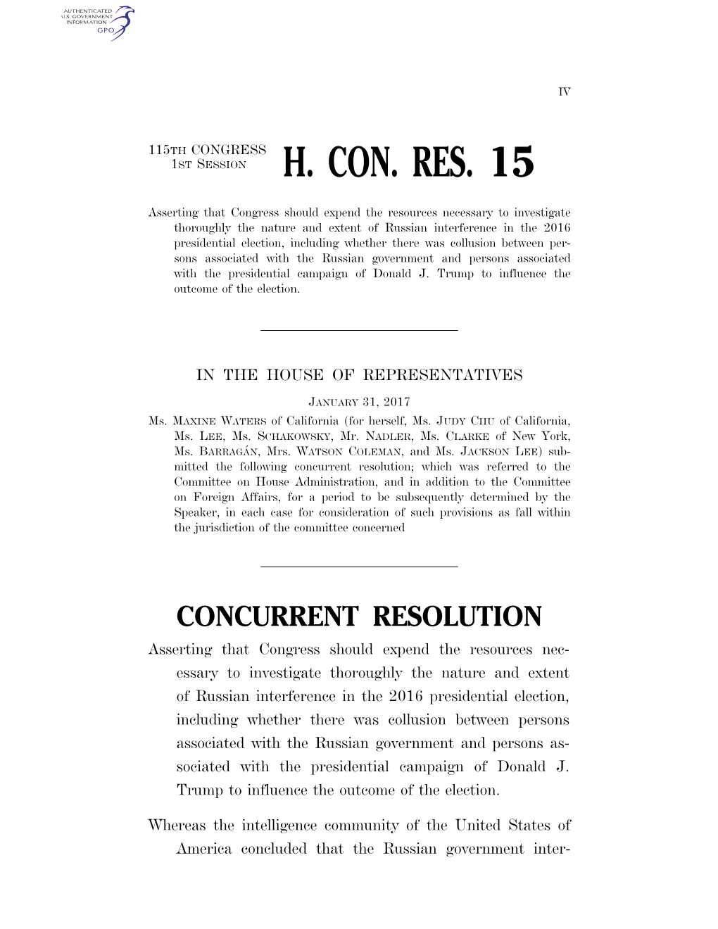 H. Con. Res. 15