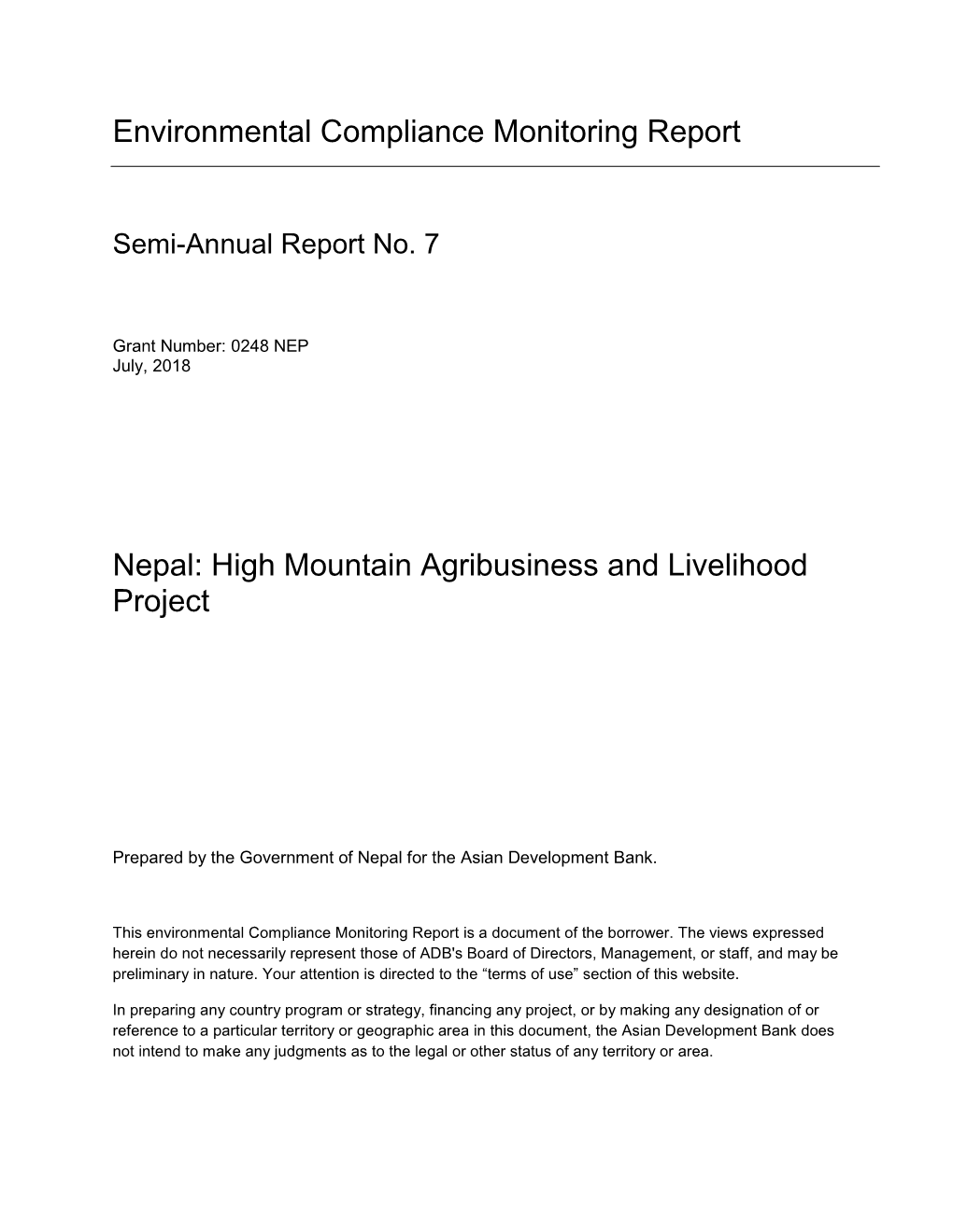 37292-042: High Mountain Agribusiness and Livelihood Improvement Project