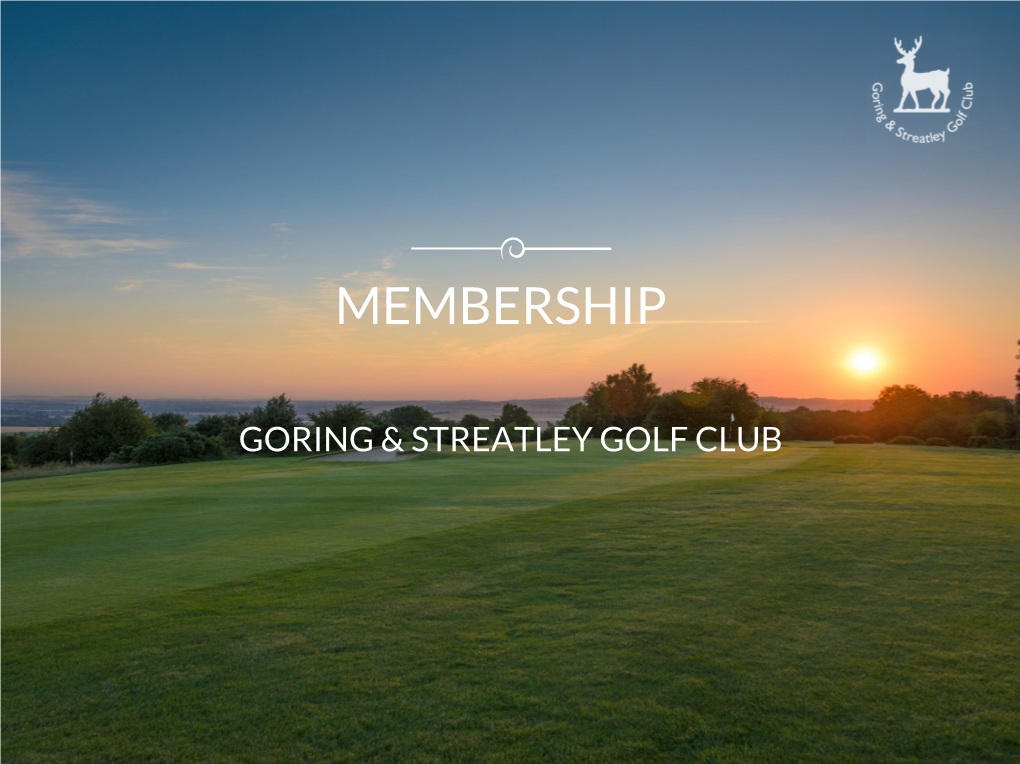 Gsgc Membership Brochure