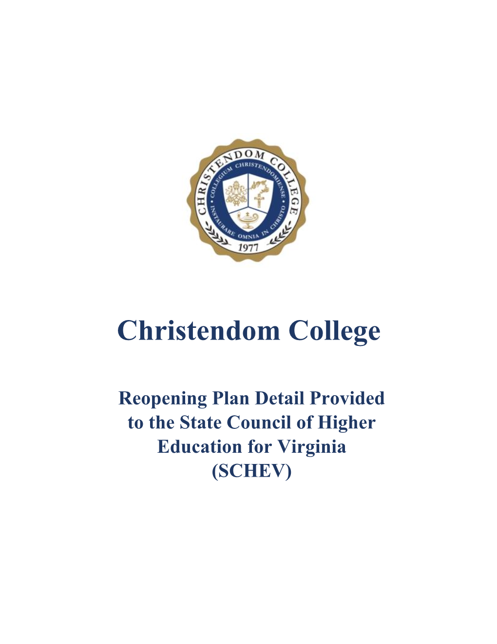 Christendom College