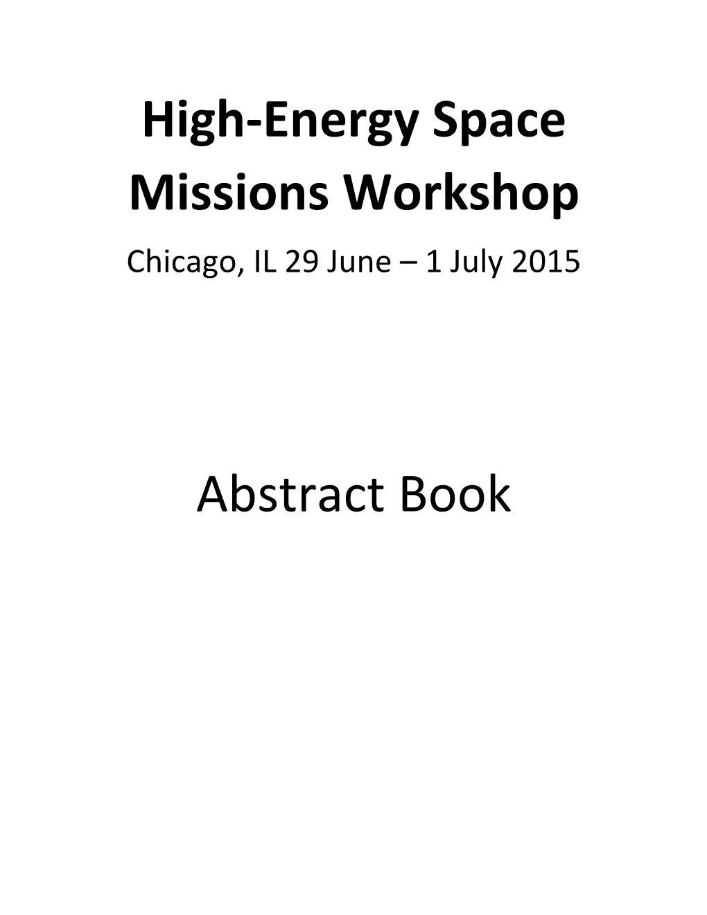 Download PDF of Abstracts