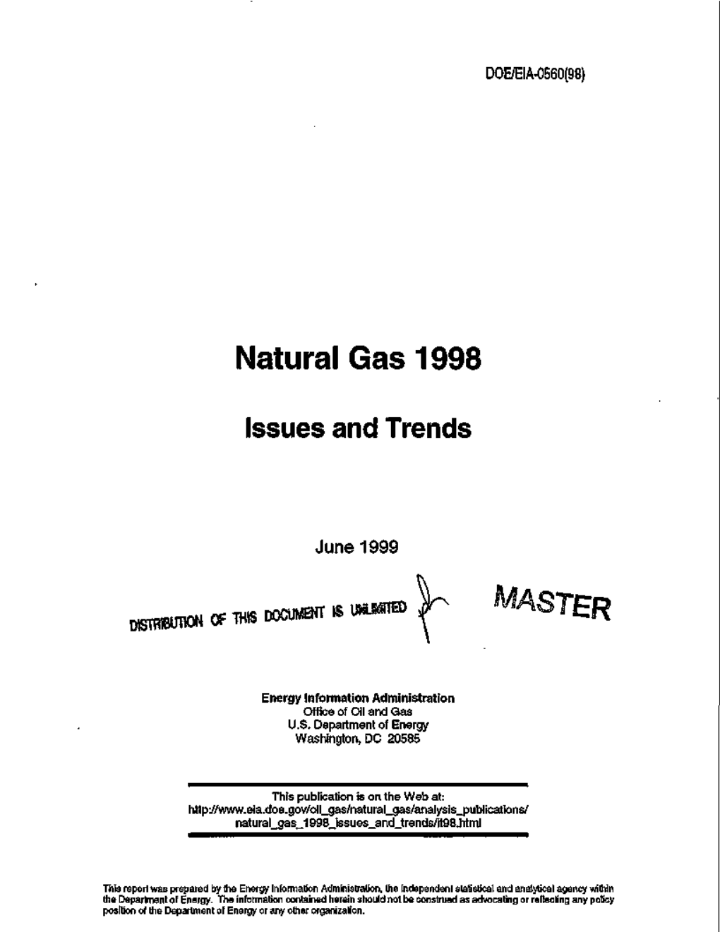 Natural Gas 1998