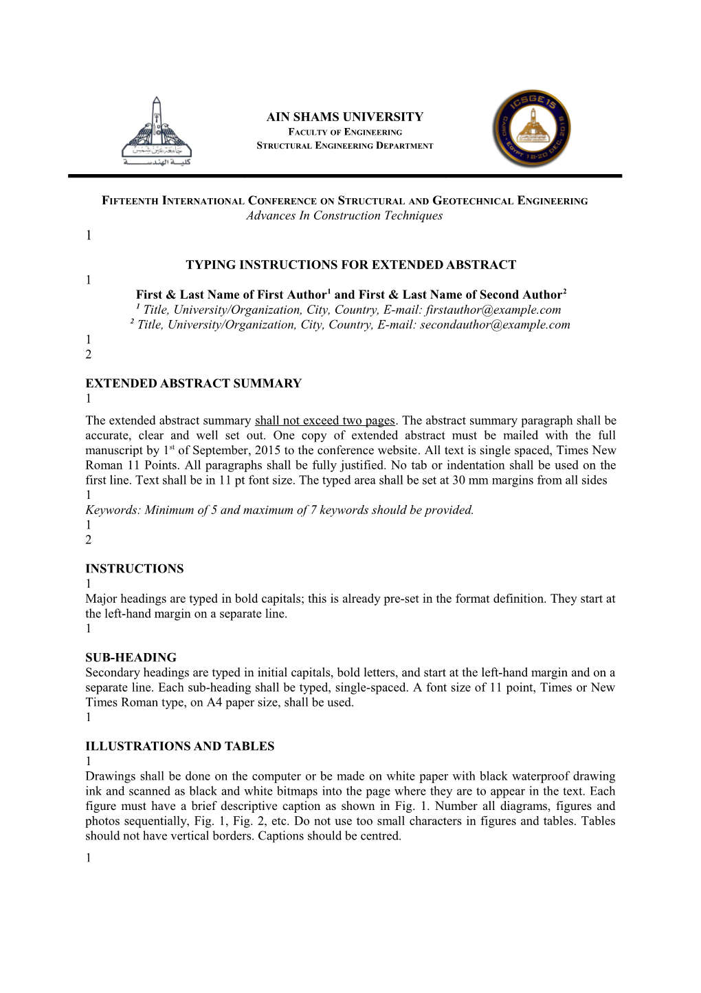 Author S Guideline for Preparation of Manuscripts for Eurosteel 2005 Proceedings