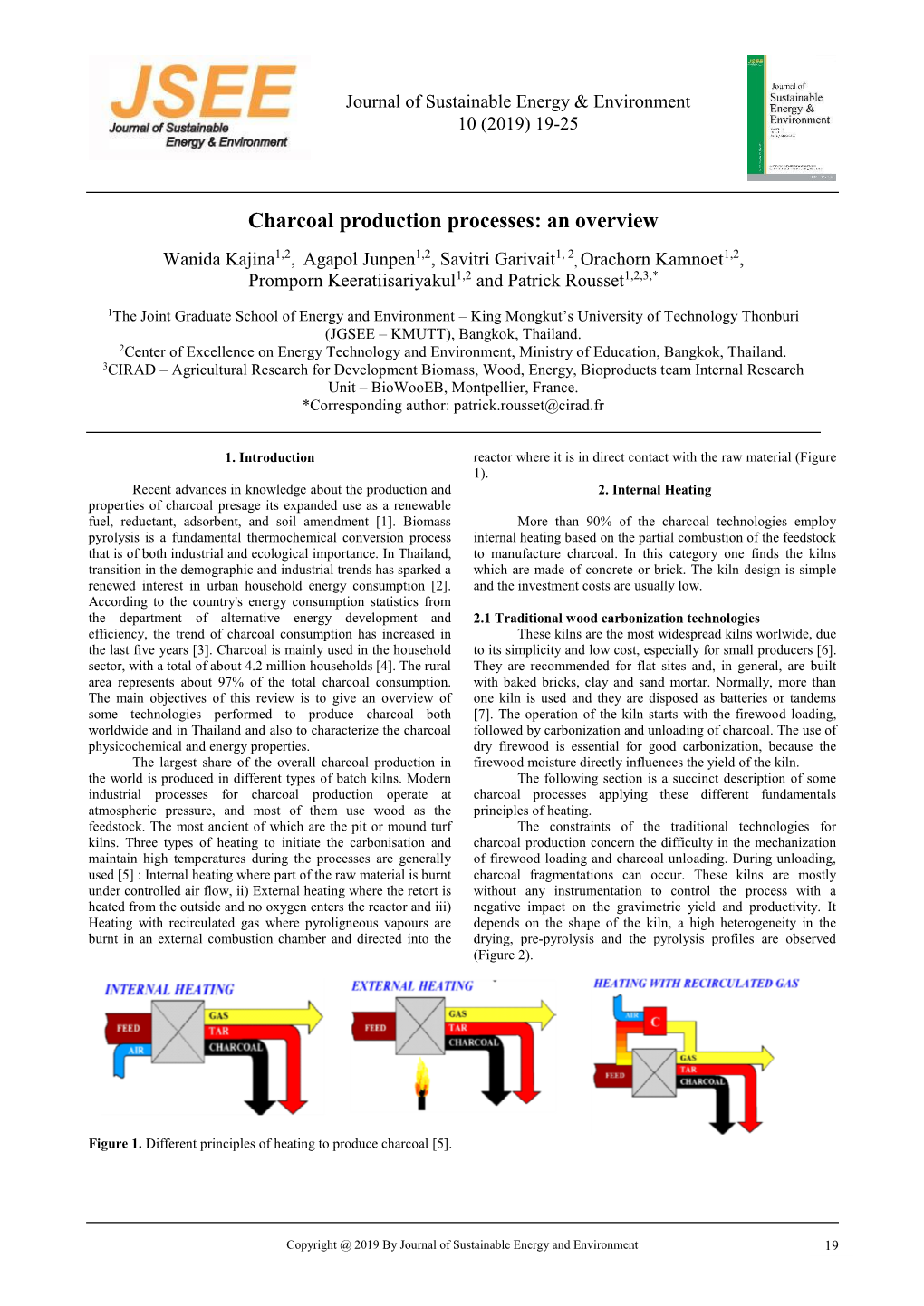 Charcoal Production Processes: an Overview