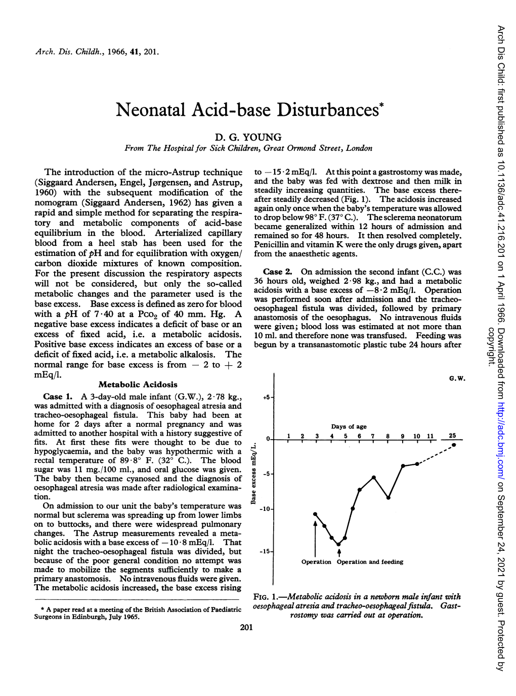 Neonatal Acid-Base Disturbances*