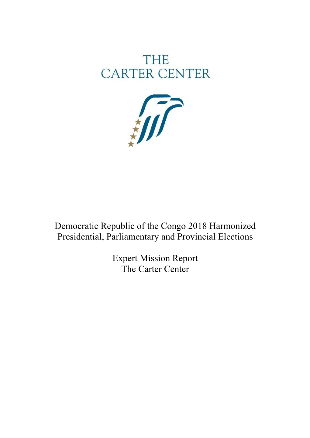 Democratic Republic of the Congo 2018 Harmonized Presidential, Parliamentary and Provincial Elections