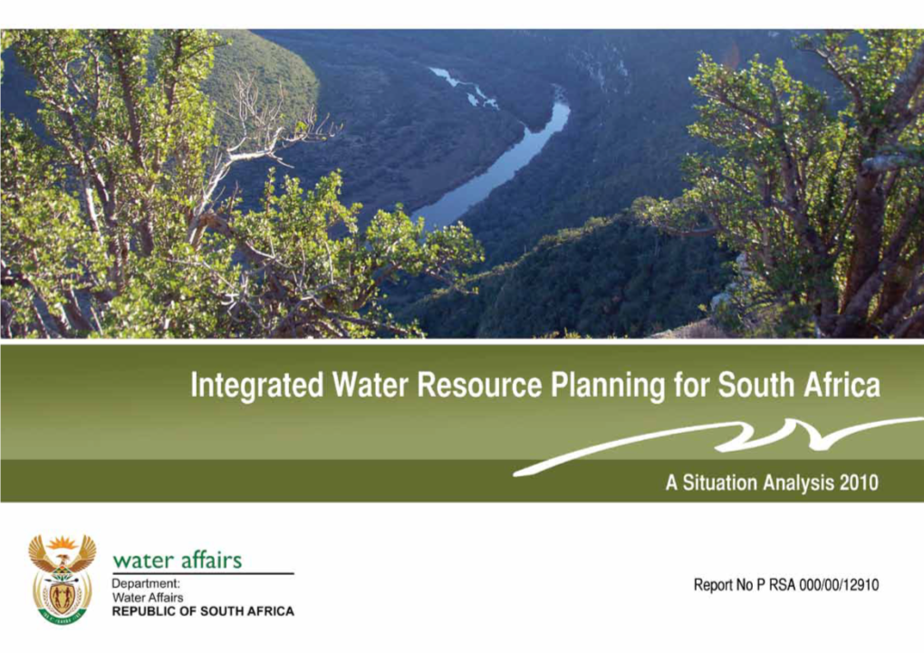 Integrated Water Resources Planning for South Africa – 2010