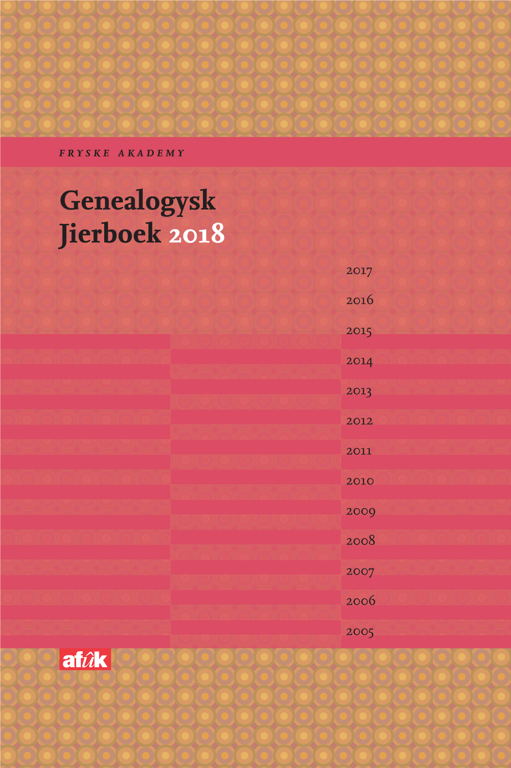 Genealogysk Jierboek 2018